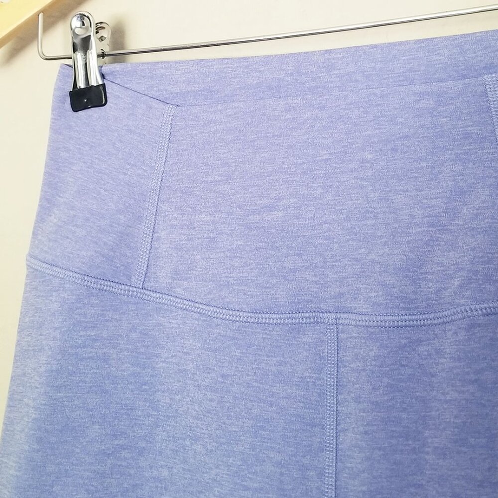 NEW FP MOVEMENT by FREE PEOPLE Never Better Heather Bike Shorts S Blueberry $48 - Picture 13 of 16